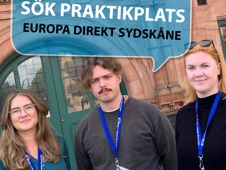 Europa Direkt Sydskåne söker praktikanter till VT2023!