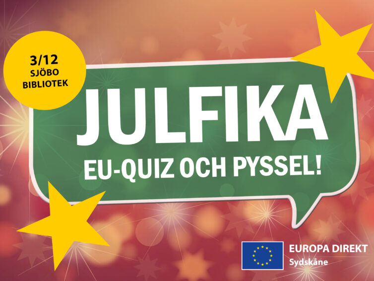 Julfika och EU-prat på skyltsöndagen!